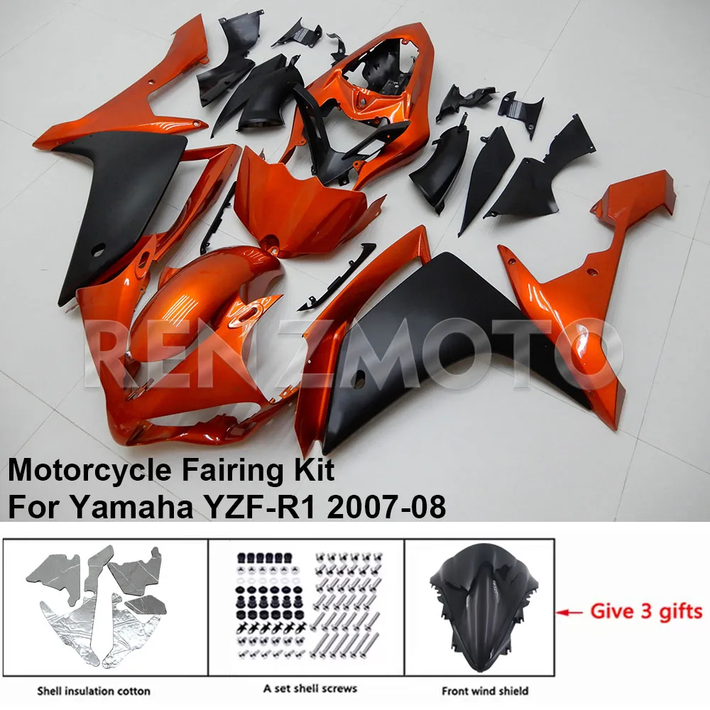 

Motorcycle Fairing Set Body Kit Plastic For YAMAHA YZF-R1 YZF R1 2007-2008 Accessories Injection Bodywork Y1007-113a