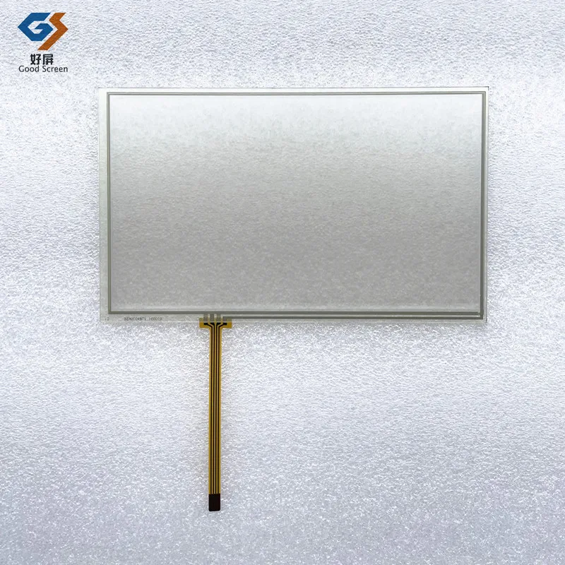 Polegada 165*100 mm 165 mm 100 mm 4pin Resistive Touch Screen Painel Digitador Sensor para Carro Dvd Plc Mp5 7018b Vidro 7