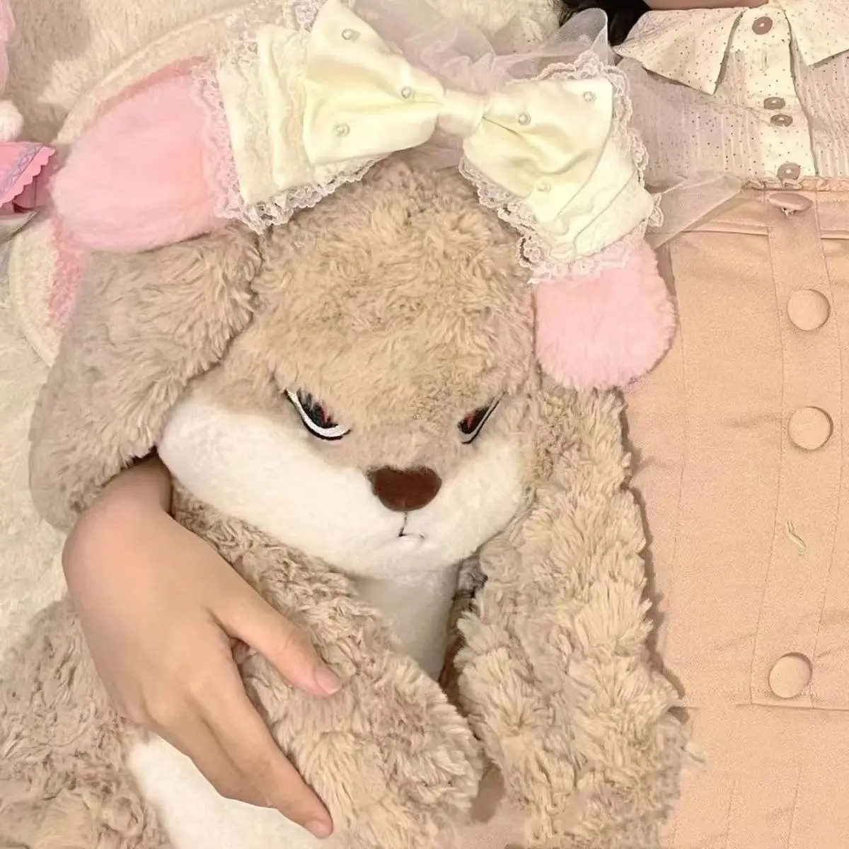 Cute Rabbit Plush Toy Doll Super Cute Little Rabbit Calm Rabbit Doll Pillow Holiday Birthday Gift 5
