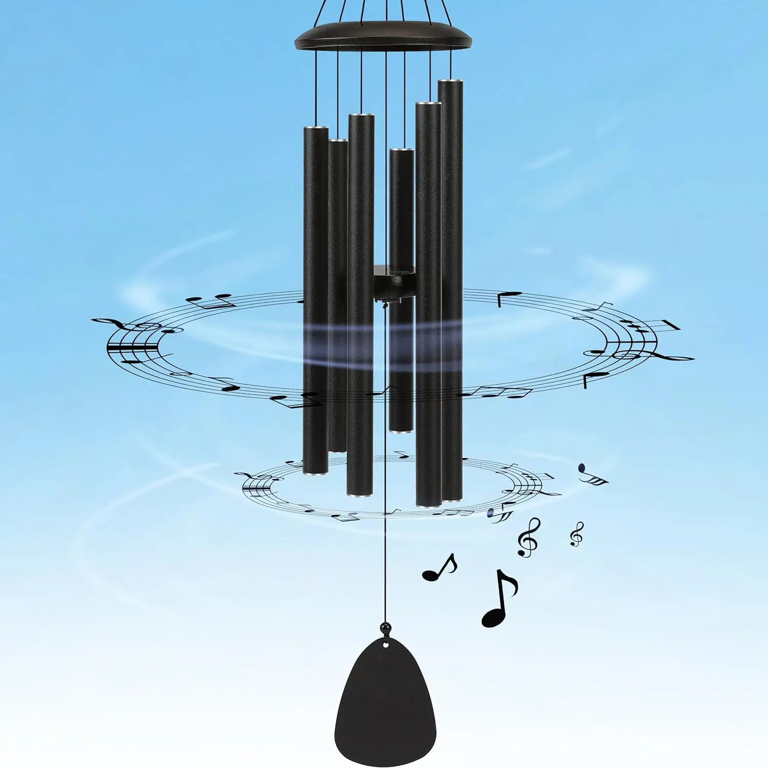 26 Inch Outdoor Wind Chimes Create an Atmosphere for Outdoor Decoration of Farmhouses Terraces Gardens Front Porch and Balconies outdoor wind chimes