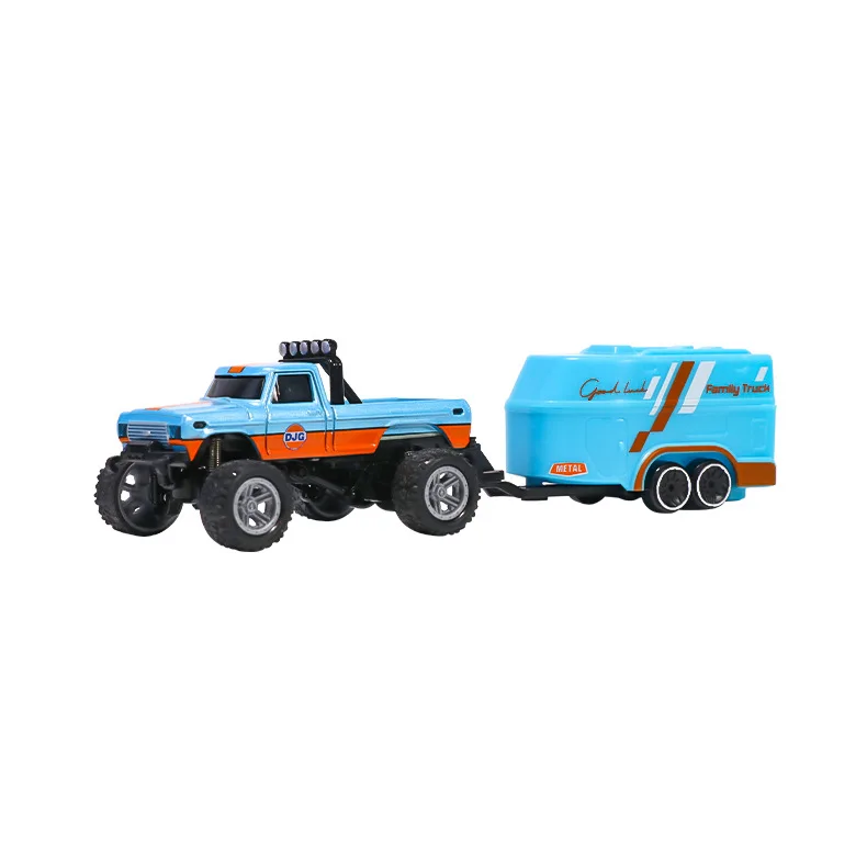 Voiture RC Stunt Car 4WD 2.4GHz - Bleu/Vert - Jouet Tout-Terrain