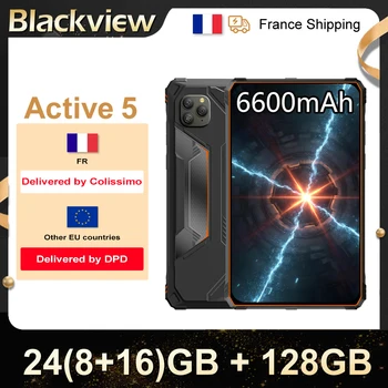Blackview Active 5  [Senza caricatore UE]  24(8+16)GB+128GB 8.68'' Tablet robusto IPS 6600mAh Tablet Android 15 90Hz Doke AI 16MP+13MP NFC Impronta digitale 1