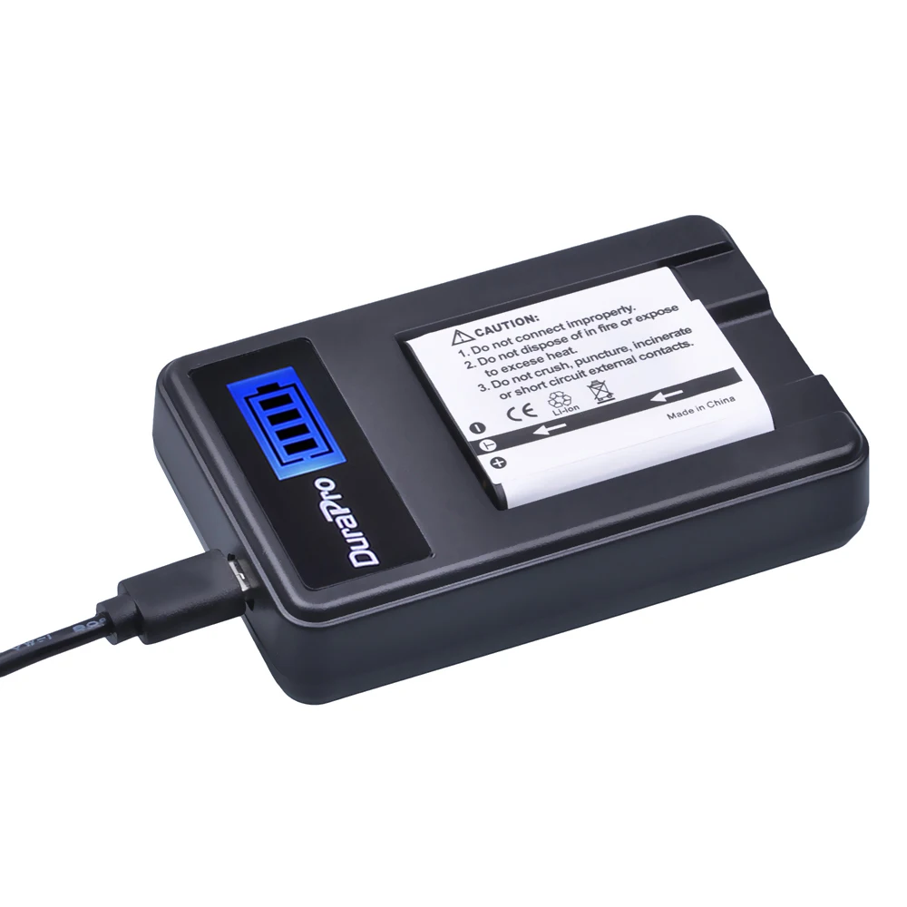 Rechargeable Battery DuraPro NP-BK1 NP BK1 Bateria 1000mAh Battery + LCD USB Charger For Sony S750 S780 S950 S980 W190 W370 W180 DSC-S950 MHS-PM1