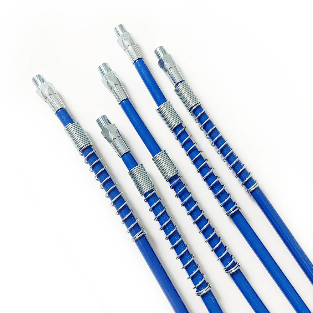 

30/40/50cm Grease Gun Whip Hose Extension Grease Gun Hoses for Hand and Air Powered Grease Guns Connector Accessories