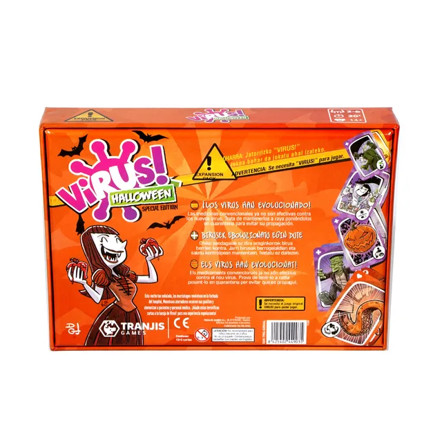 3pcs styles Cards Goliath Virus ! -Card Game The Contagiously Fun Card Game For Fun Family Party Game Halloween Christmas Gift 4