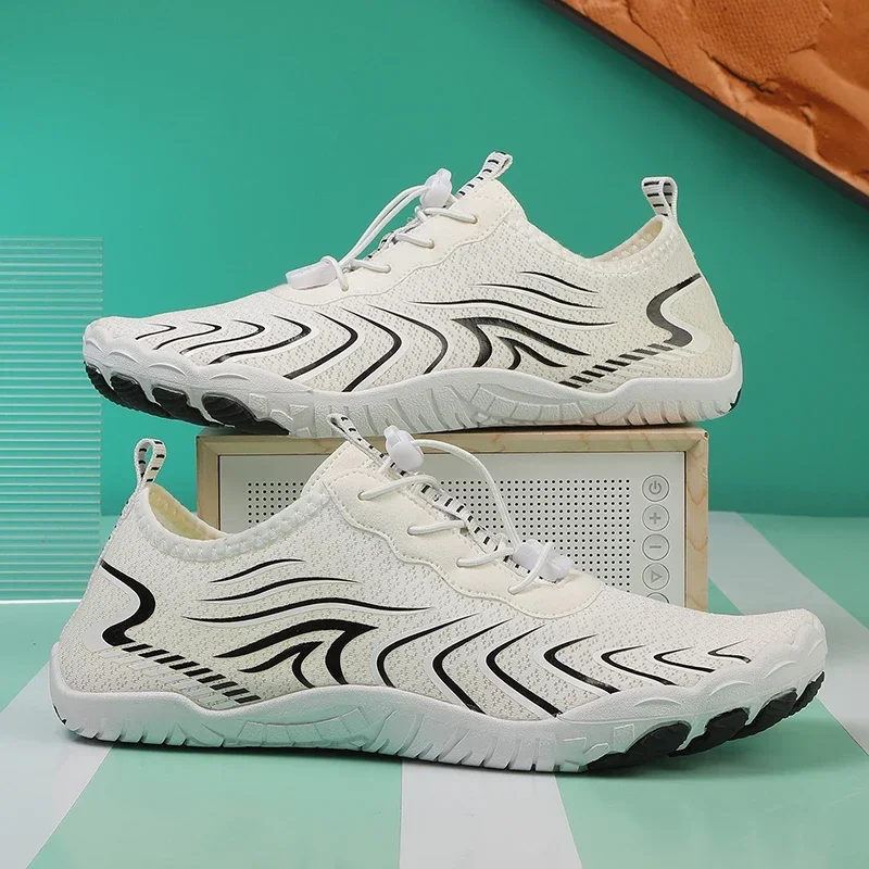 Men Beach Barefoot Aqua Shoes Women Water Shoes Gym Sports Surfing Diving Swimming Snorkeling Yoga River Wading Boots