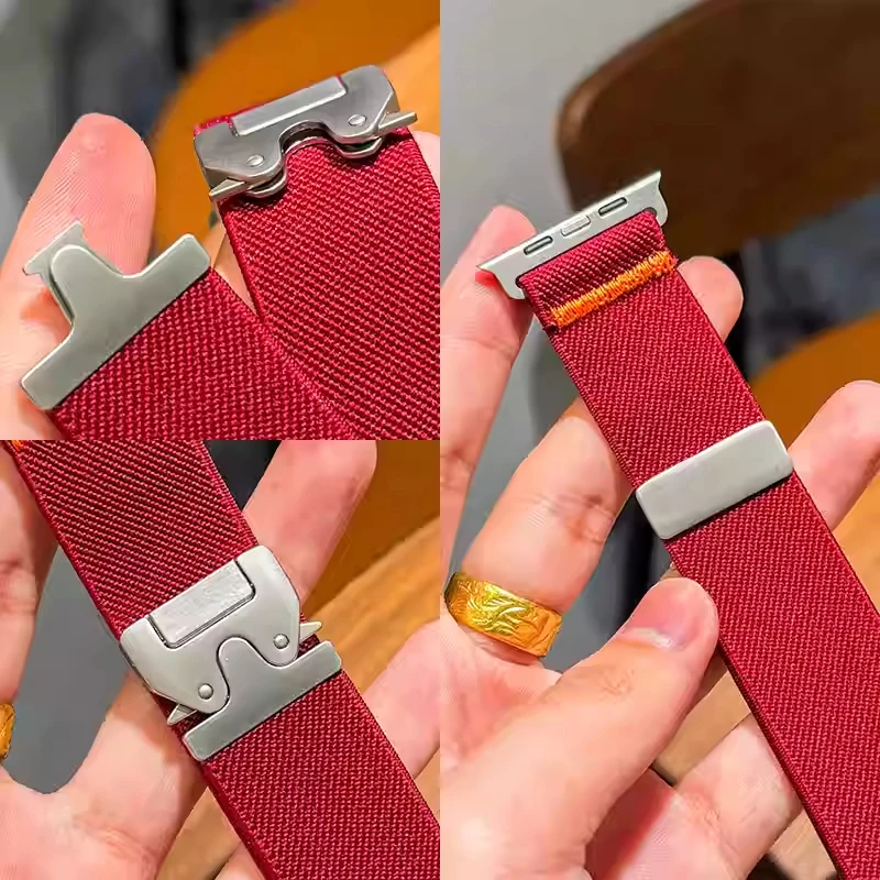 Parachute Nylon Strap for Smartwatches - Versatile and Durable Bracelet Accessory