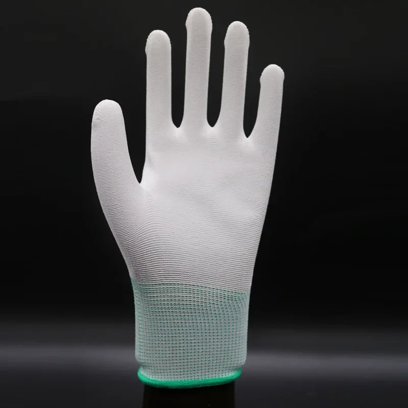 5pair Antistatic Gloves Anti Static ESD Electronic Working Gloves pu coated palm coated finger PC Antiskid for Finger Protection 3