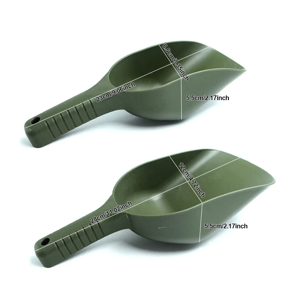 1Pc Baiting Throwing Spoon Bait Scoop Carp Fishing Tool Carp Fishing Lure Casting Shovel for Spomb Fishing Accessories