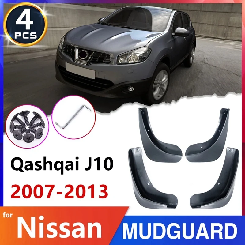 

Car Mud Flaps Fender Mudguard Splash Guards For Nissan Qashqai J10 2007-2013