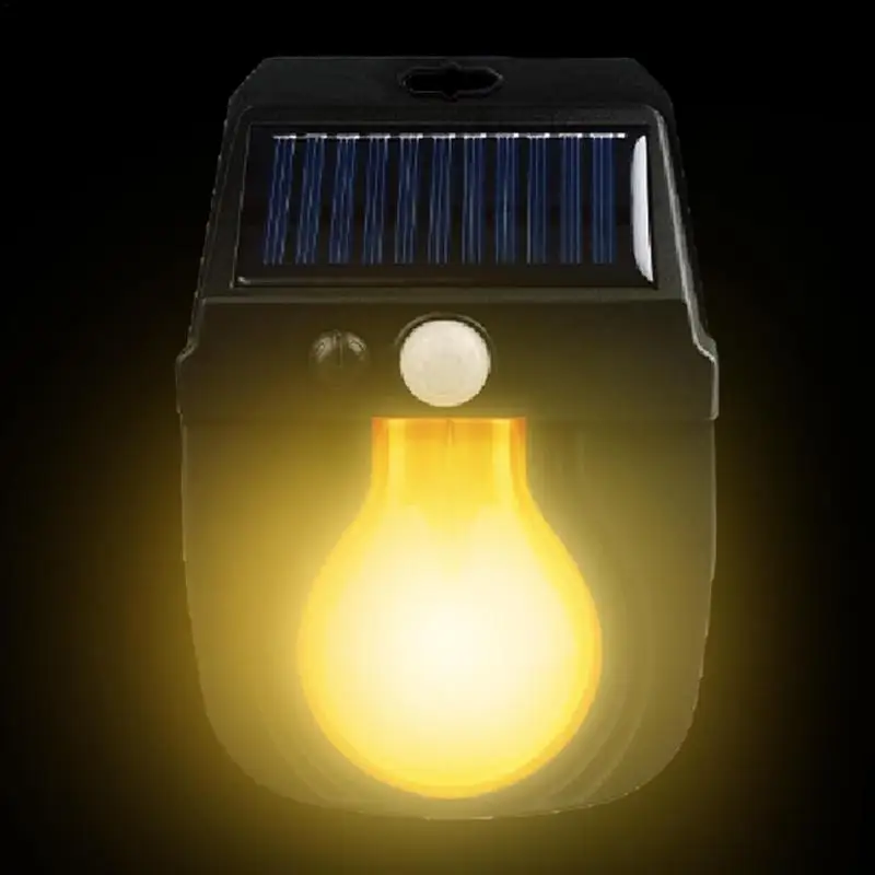 

Solar Lights Outdoor Sunlight Solar Tungsten Wire Lamp Waterproof Filament Lamp Induction 3 Modes For Garden Yard Wall Decor