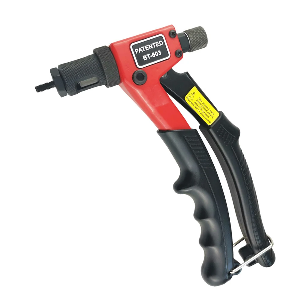 Allsome BT-603 Manual Riveter Gun Hand Rivet Tool Kit Rivet Nut Setting Tool Nut Setter M3/M4/M5/M6 5
