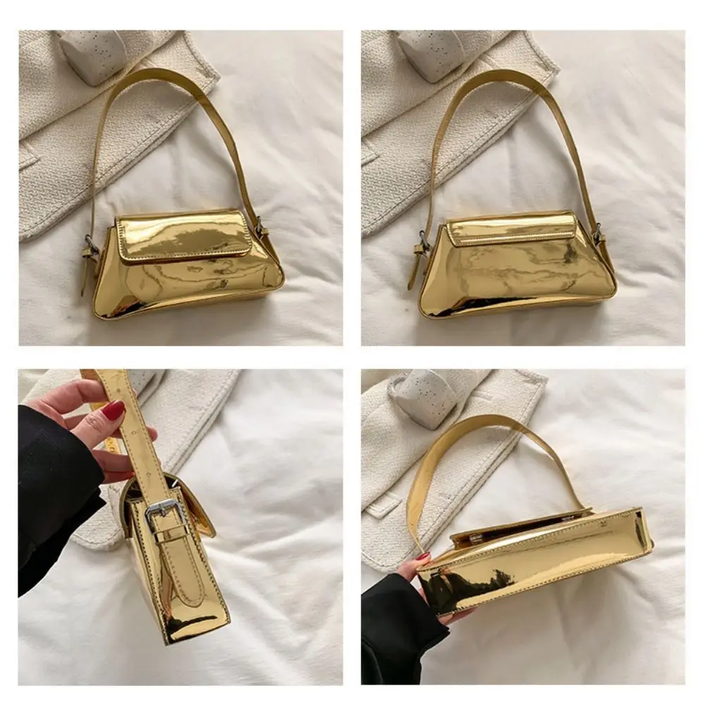 Bag Temperament Solid Color All-match Korean Style Handbag Women Tote Bags Small Purses Shoulder Bags INS Underarm Bags