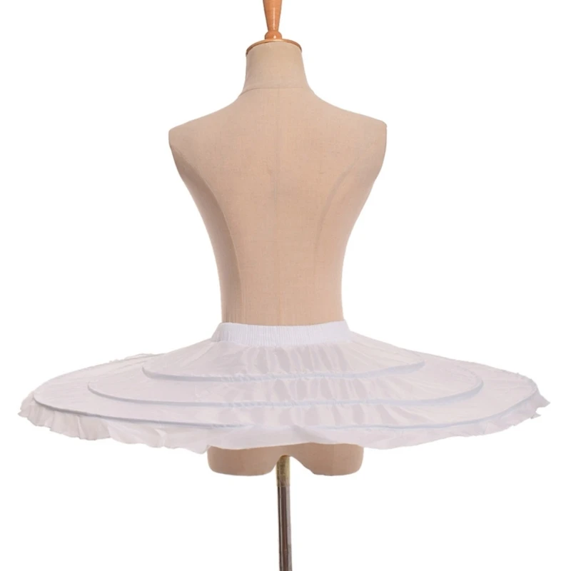 Women Petticoat Underskirt Cosplay Party Ballet Short for Bridal Wedding Dress
