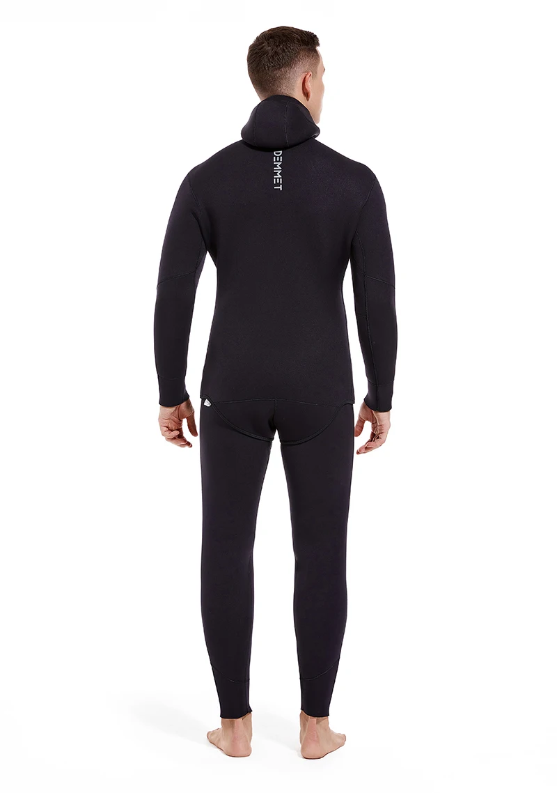NEW 7MM SCR Neoprene Wetsuit Men Tops Pants Diving Suit Equipment Underwater Fishing Spearfishing Kitesurf Swimwear Wetsuit 6