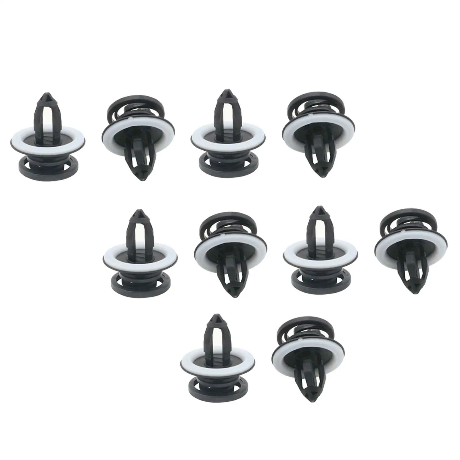 10 Pieces Interior Door Trim Panel Retainer 8E0-868-243 Black Nylon for Audi A3 A4 Repair Parts Easily Install Replacement