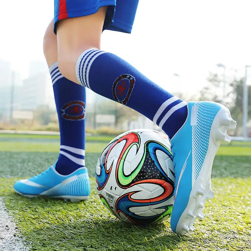 Men's Comfortable Soccer Shoes Soft BreathableTF/FG Football Boots Nonslip Grass Training Cleats Sneakers Outdoor Sport Footwear