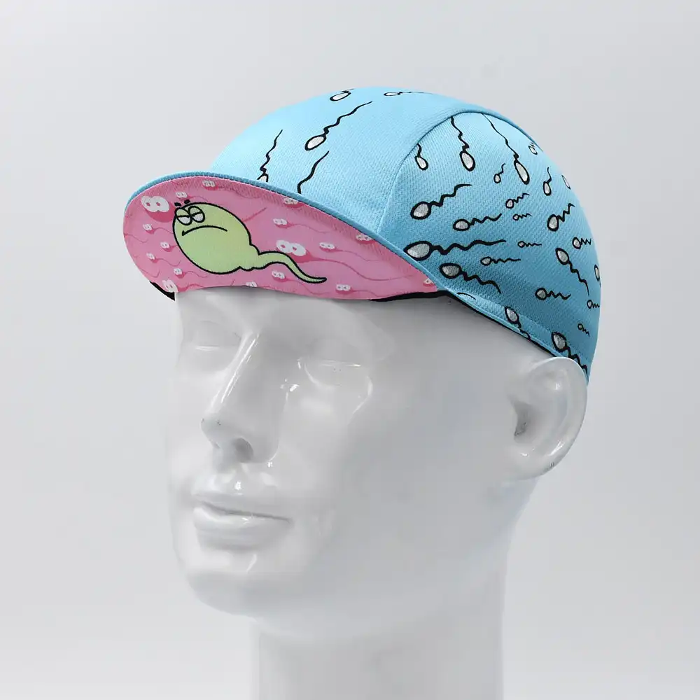 Classic Cycling Cap Bike Hats Breathable Bicycle Quick Dry Cap Free Size Hat Elastic for Men Women Outdoor Riding Accessories 5