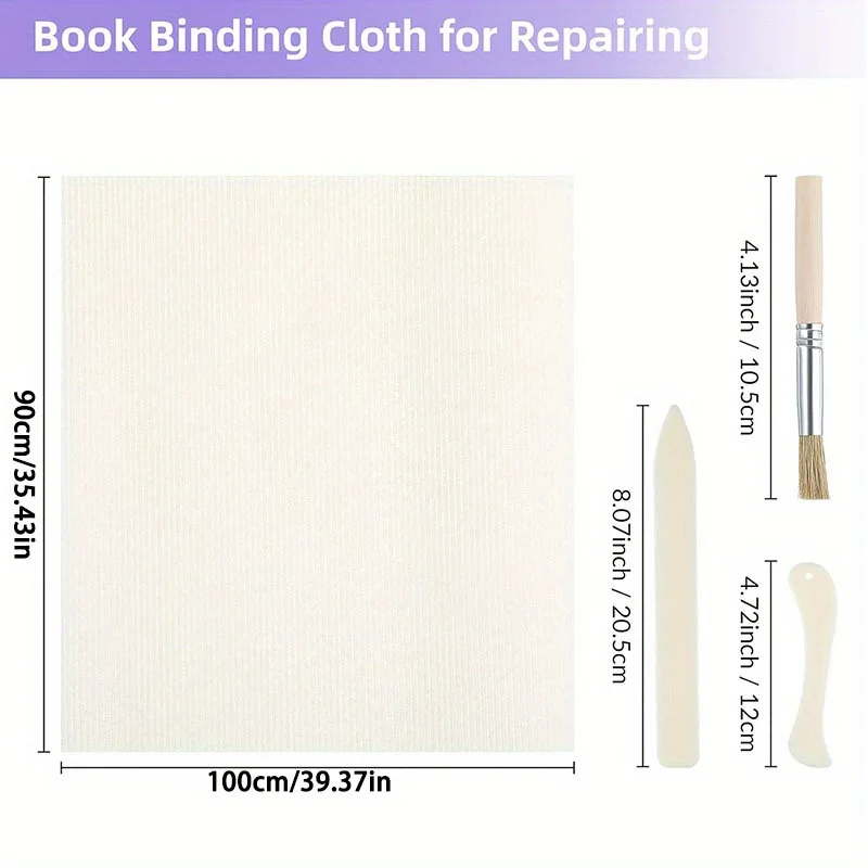 책 제본 패브릭 키트 DIY 제본 및 공예 | 수제 키트 | 내구성 있는 원단, 제본 액세서리, 제본 필수품