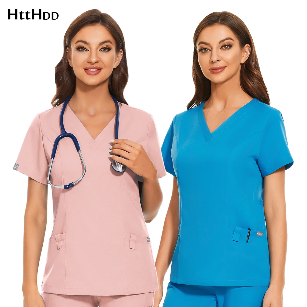 

Hot Sales Scrubs Tops Women Medical Clothing Uniform Nurse Scrub for Hospital Doctor Surgical Gown Healthcare Services Shirt Men