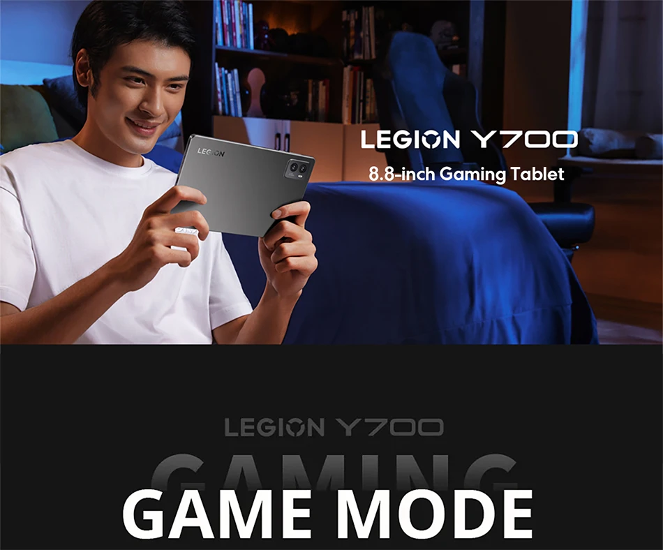 Original Lenovo LEGION Y700 2023 Snapdragon 8+ Octa Core 256GB