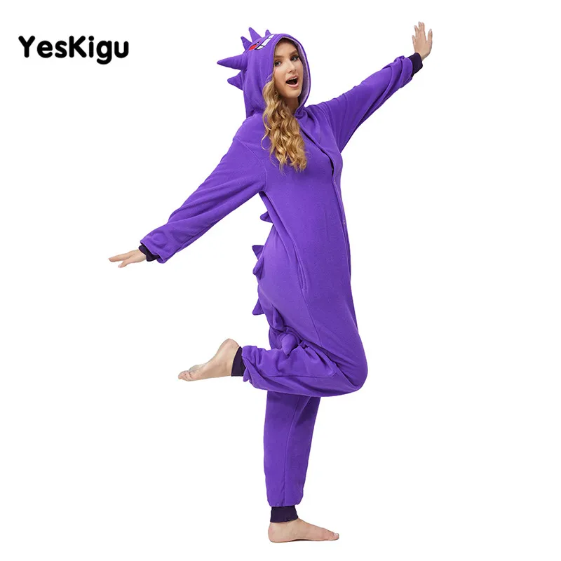 Anime Kigurumis Pijama Women Adult Onesie Jumpsuits Unisex Anime Funny Sleepwear Halloween Festival Suit