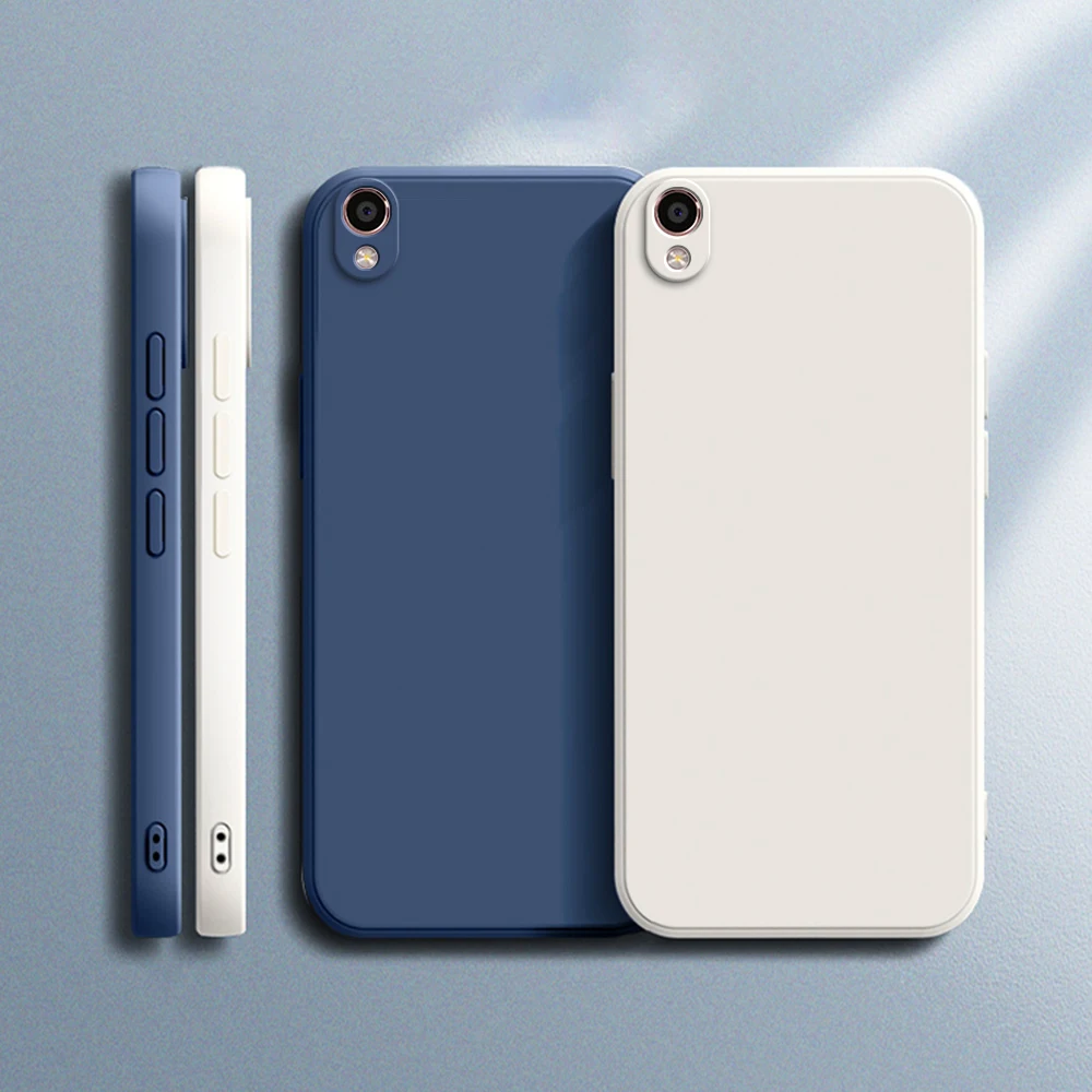 Original Luxury Ultrathin Liquid Silicone Camera Protect Case with Square Design