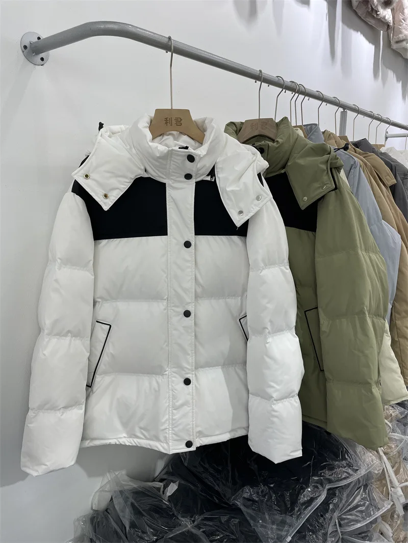 

Down Jacket Female Winter Lovers Short New Matching Hood Loose Casual Thickening Womens Parkas