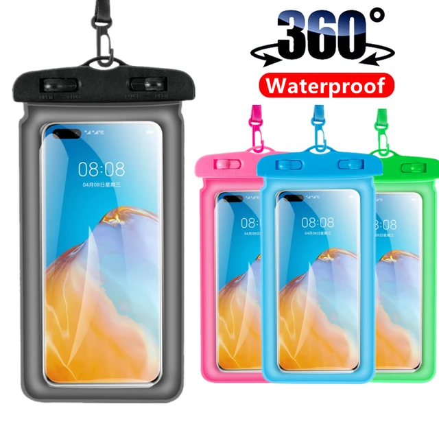 Su geçirmez telefon kılıfı şeffaf cep telefonu sualtı saklama çantası yüzme  dalış koruyucu kılıf için iPhoneXR cep telefonları - AliExpress