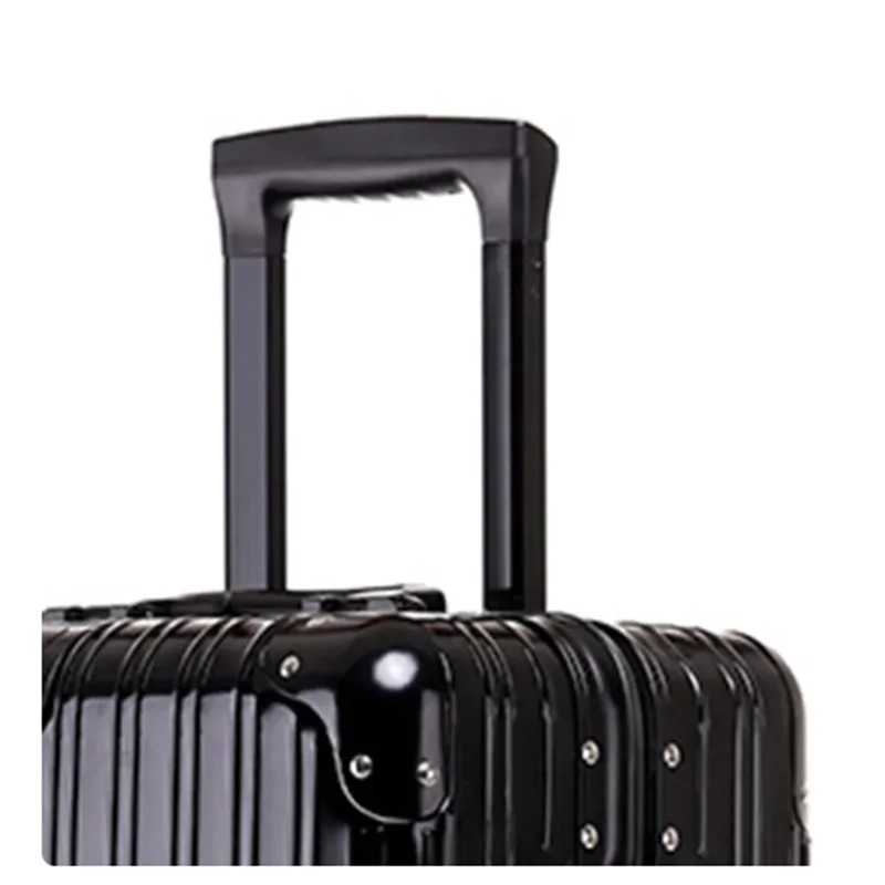 Unisex All Aluminum Alloy Frame Travel Suitcase On Wheels Business Rolling Trolley Luggage Case Large Bags Trunk