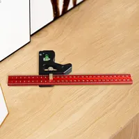 For Amateur DIYers Angle Ruler Positioner Scale Locator Aluminum Alloy Easy To Carry Easy To Store Long Movable 1