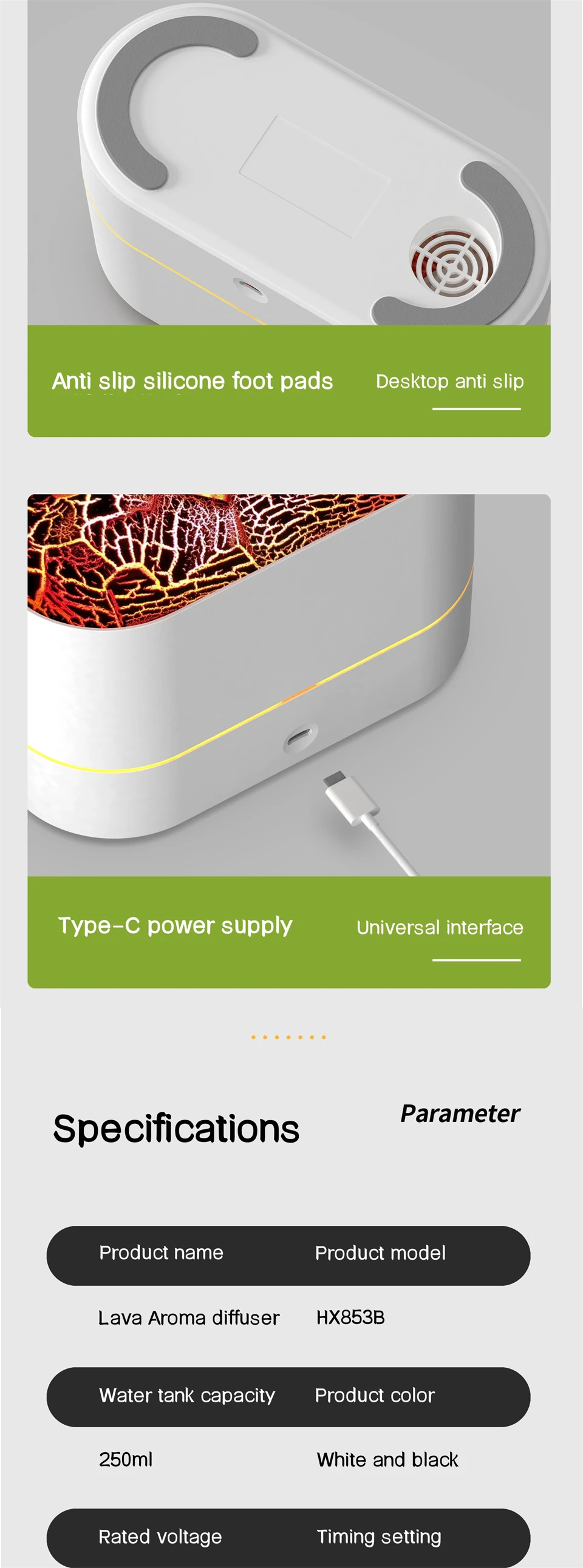colorida da chama, lava, vulcânica, USB, ultrassônico,