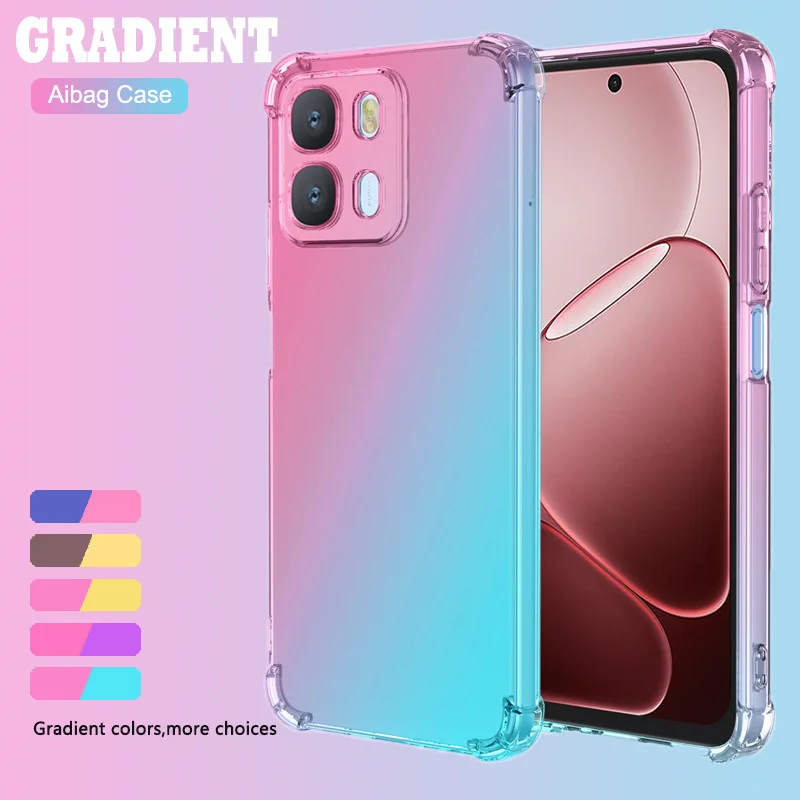 Enhanced Gradient Shockproof TPU Protective Case – Airbag Design Cover