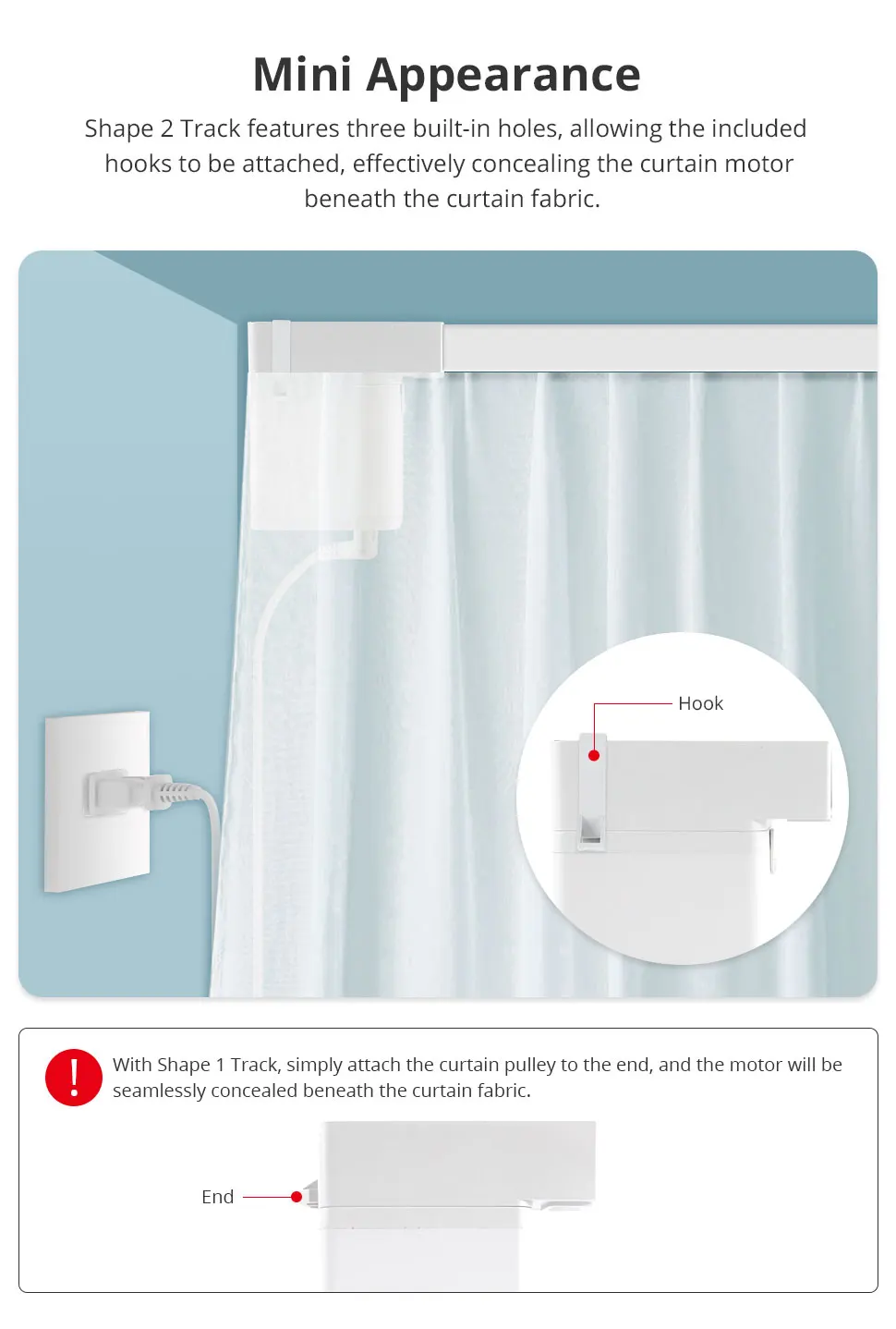 Mini Motor Zigbee Electric Curtain Motor Smart Life App Control Work with Tuya A