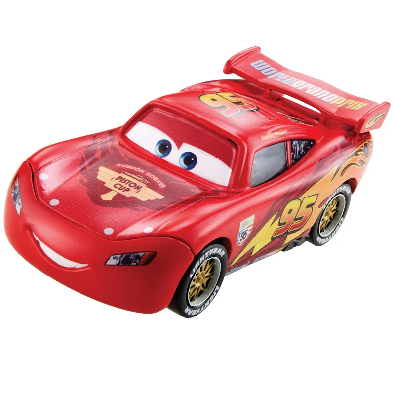 Disney Pixar Cars 2 3 Toy Lightning McQueen Mater Sheriff Fritter Alloy Metal Model Car 1:55 Metal Toys Vehicles Boy Kids Gift