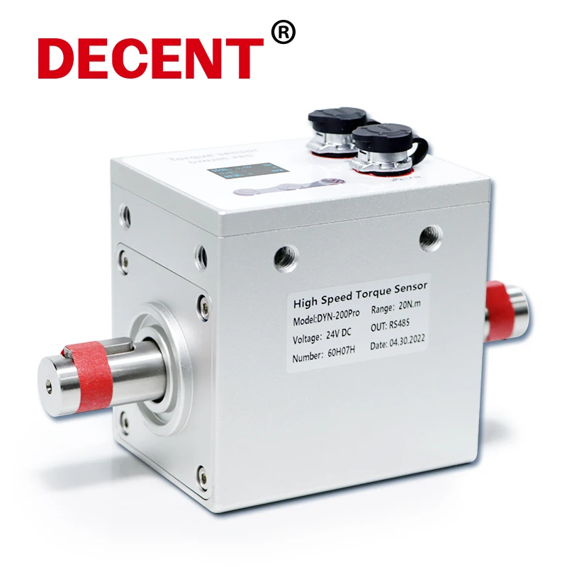 

Dynamic Torque Sensor Rotary Transducer Fast Rotate 10000rpm for Motor Speed Power Instrument with Display 0.5/2000N.m Automatic