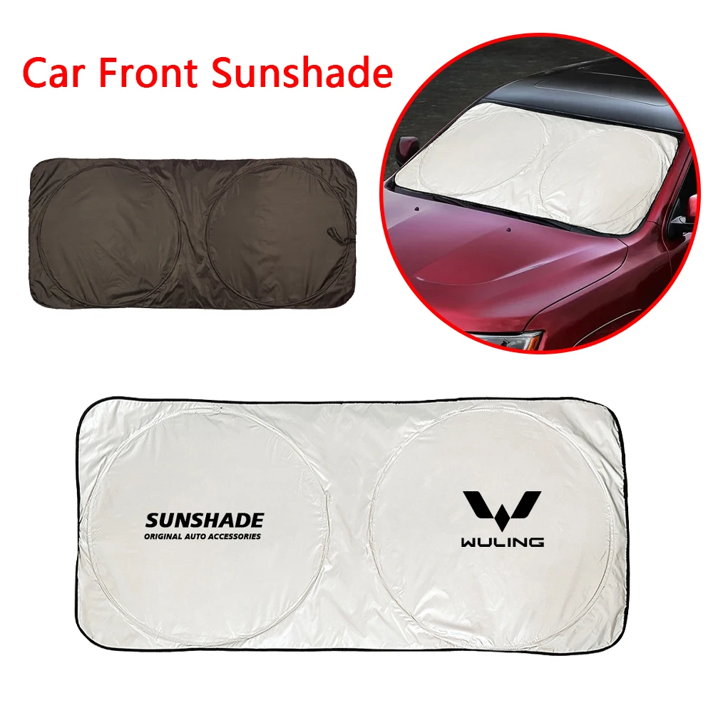Солнцезащитный козырек на лобовое стекло автомобиля, солнцезащитный козырек на лобовое стекло для sаик Wuling Jiachen Xingchen, бинго, Xingchi Victory, мини аксессуары