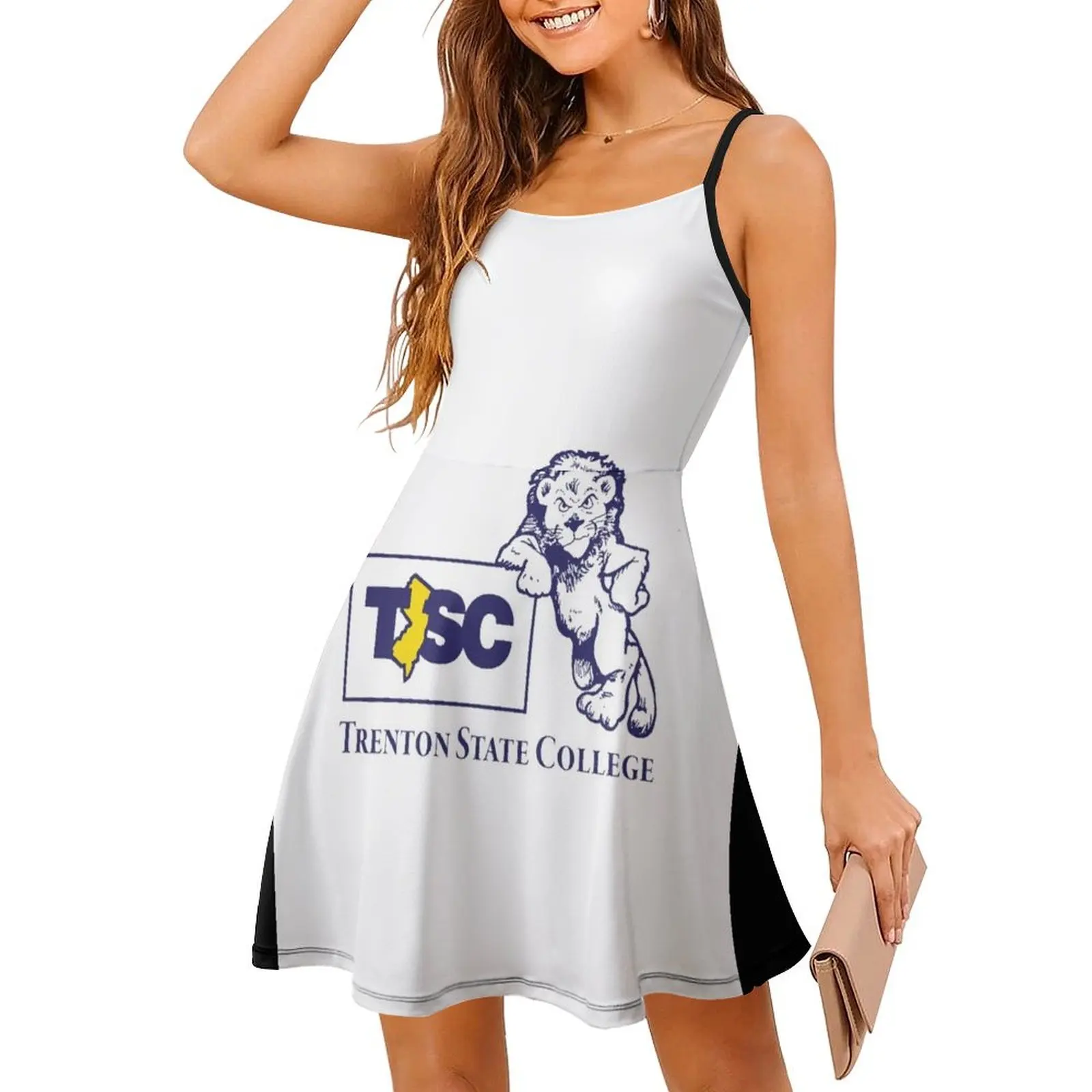 

Vintage Trenton State College Roscoe TSC Sling Dress luxury evening dresses 2024 summer dress womens 2024 beach dresses