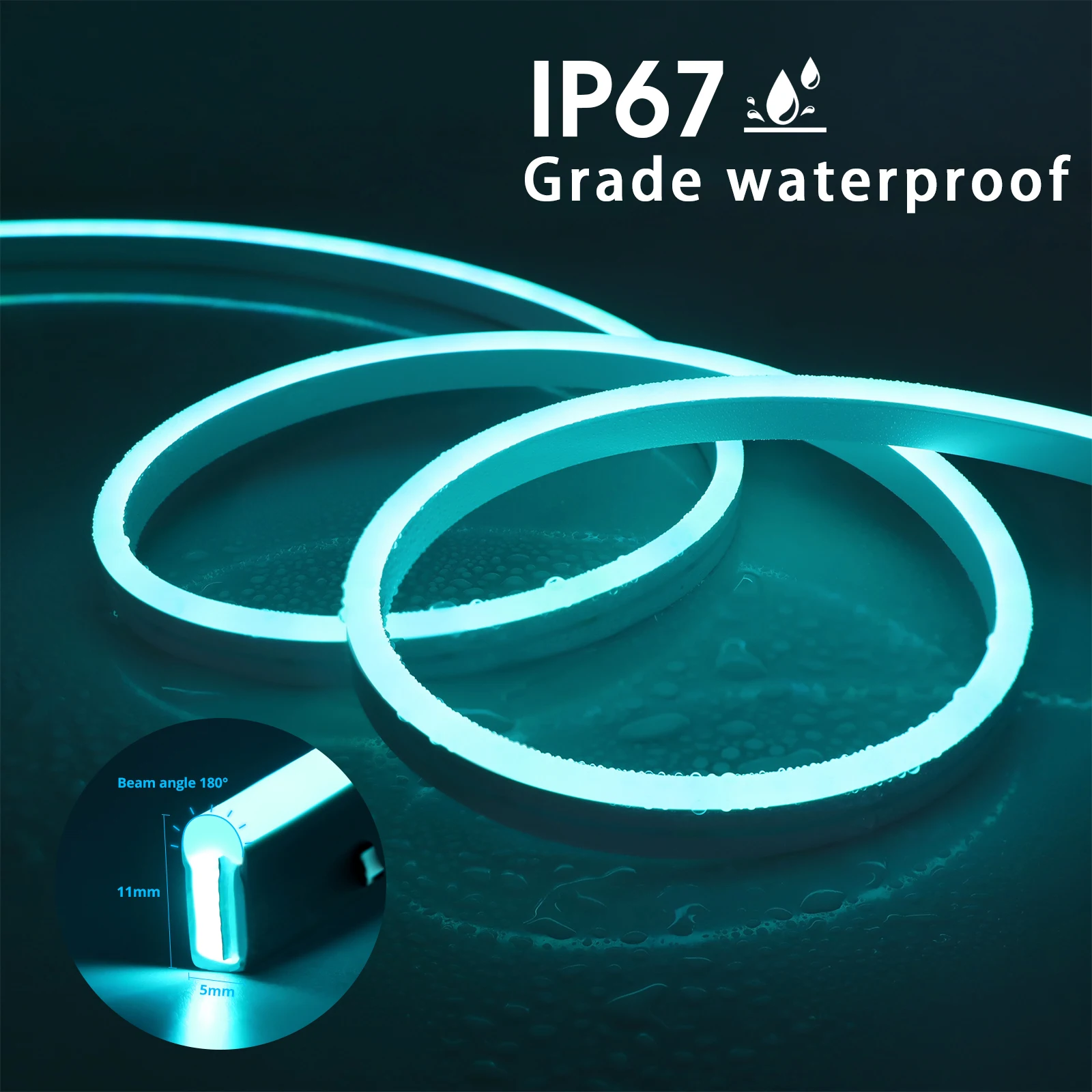 รูปสินค้า RGB LED Strip 5V สวยล้ำ ควบคุมง่าย กันน้ำได้