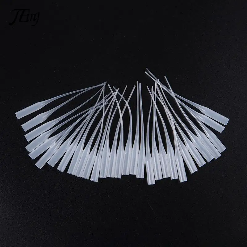 30Pcs 502 Rubber Hose Rubber Drip Tube Mouse Tail Dispensing Needle Dispens Hose dispensing needle pipette dripper straw