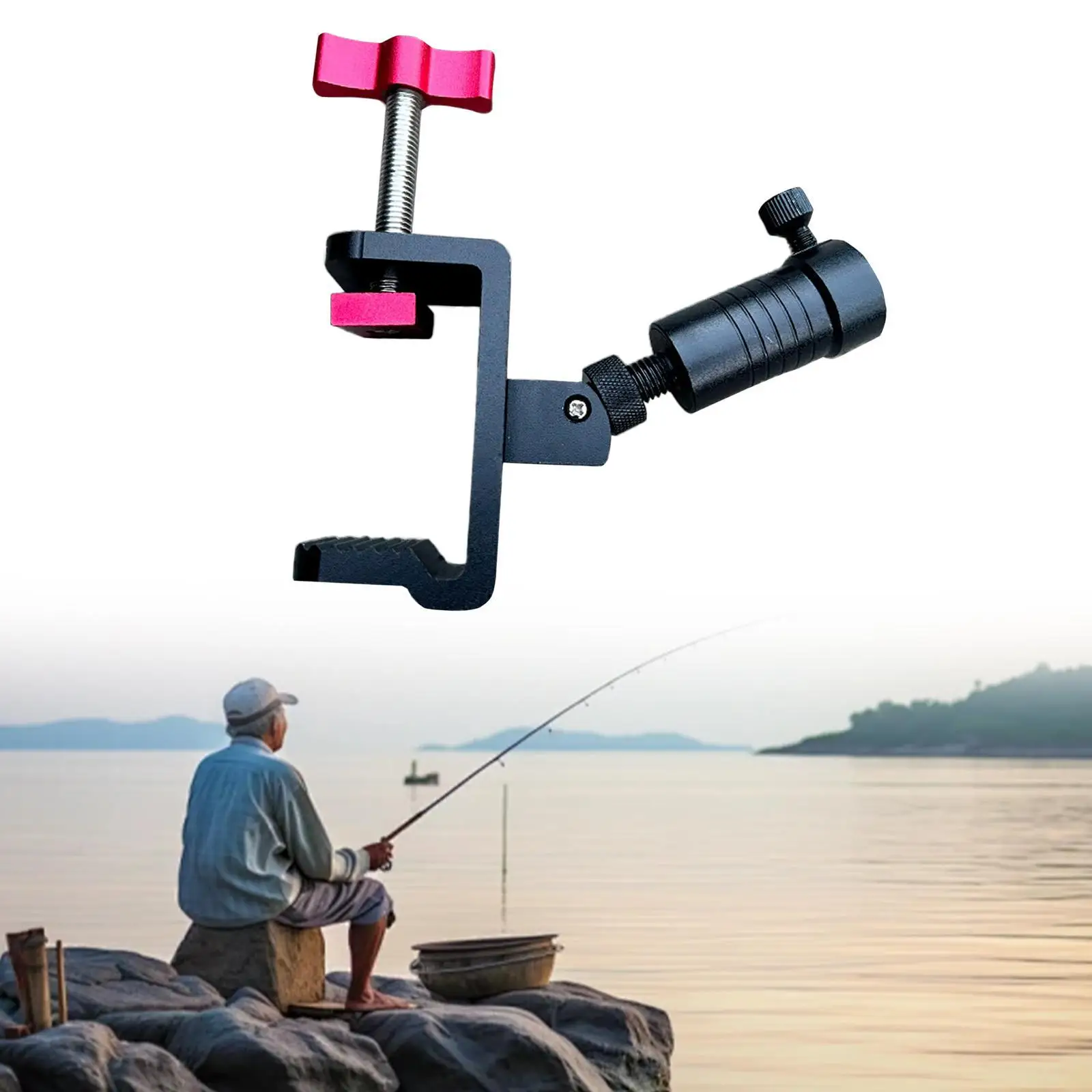 Fishing Finder Mount 180&deg; Rotational Design Thickened Aluminum Fishing Mount