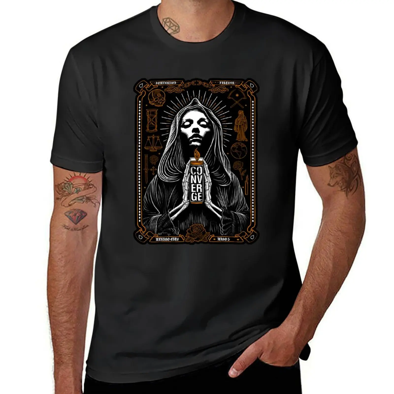 

red white priest jane T-Shirt sweat Blouse plain white t shirts men