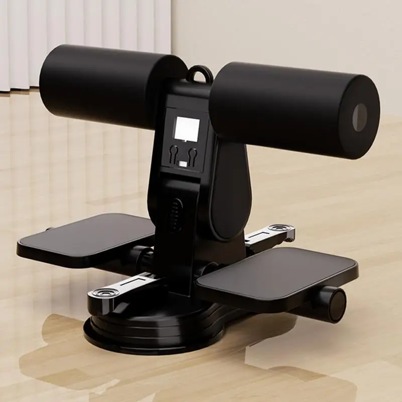 Portable Sit Up Machine Abdominal Machine With Suction Cups And Pull Rope Fitness Equipment With Counting Function For Home Gym