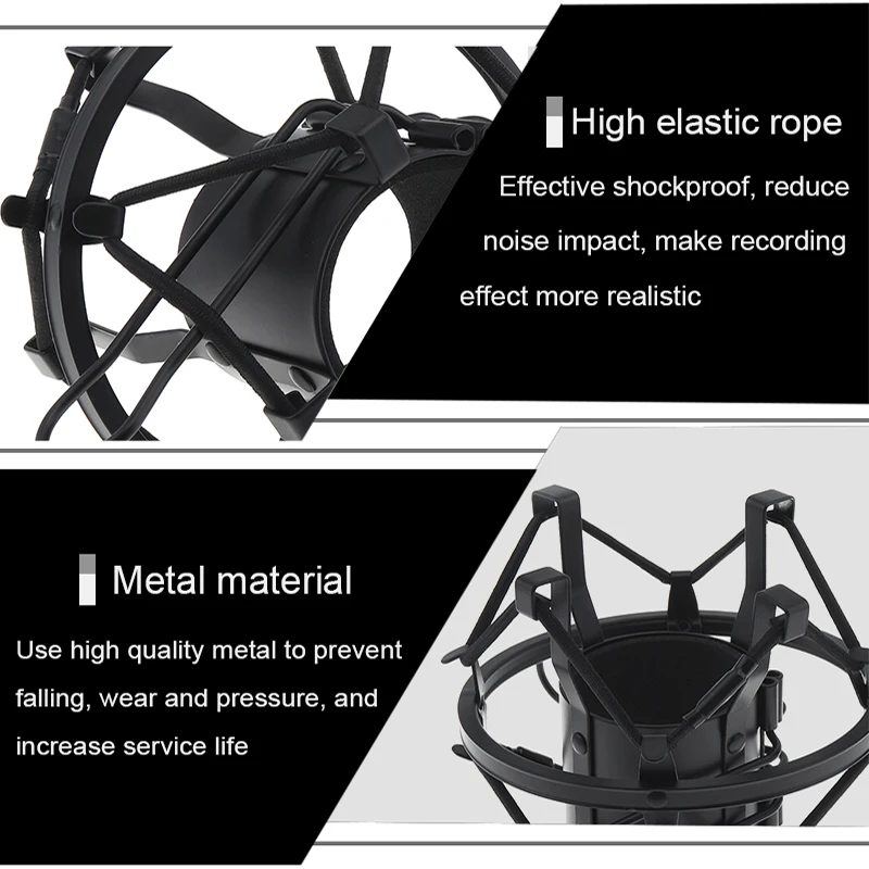 Metal Recording Studio Clip Spider Microphone Stand Shock Mount with Copper Transfer For Computer Condenser Mic microphone stand microphone shock mount