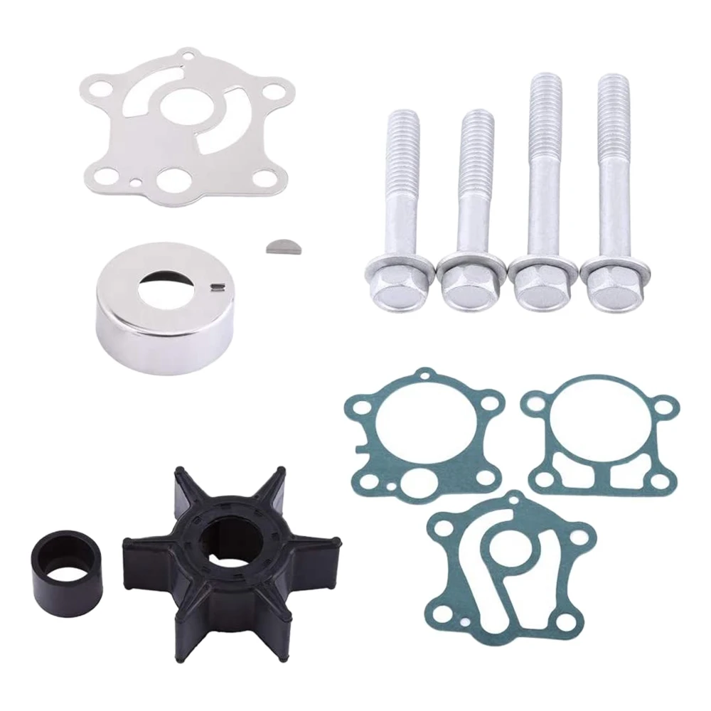 

6H4-W0078 Water Pump Impeller Repair Kit Fit for Yamaha Impeller Outboards 2 Stroke 30Hp 40Hp