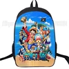 Anime One Piece Students Backpack Luffy Ace Law School Bag Children Boys Girls Shoulder Backpack Four Emperors Satchel 2
