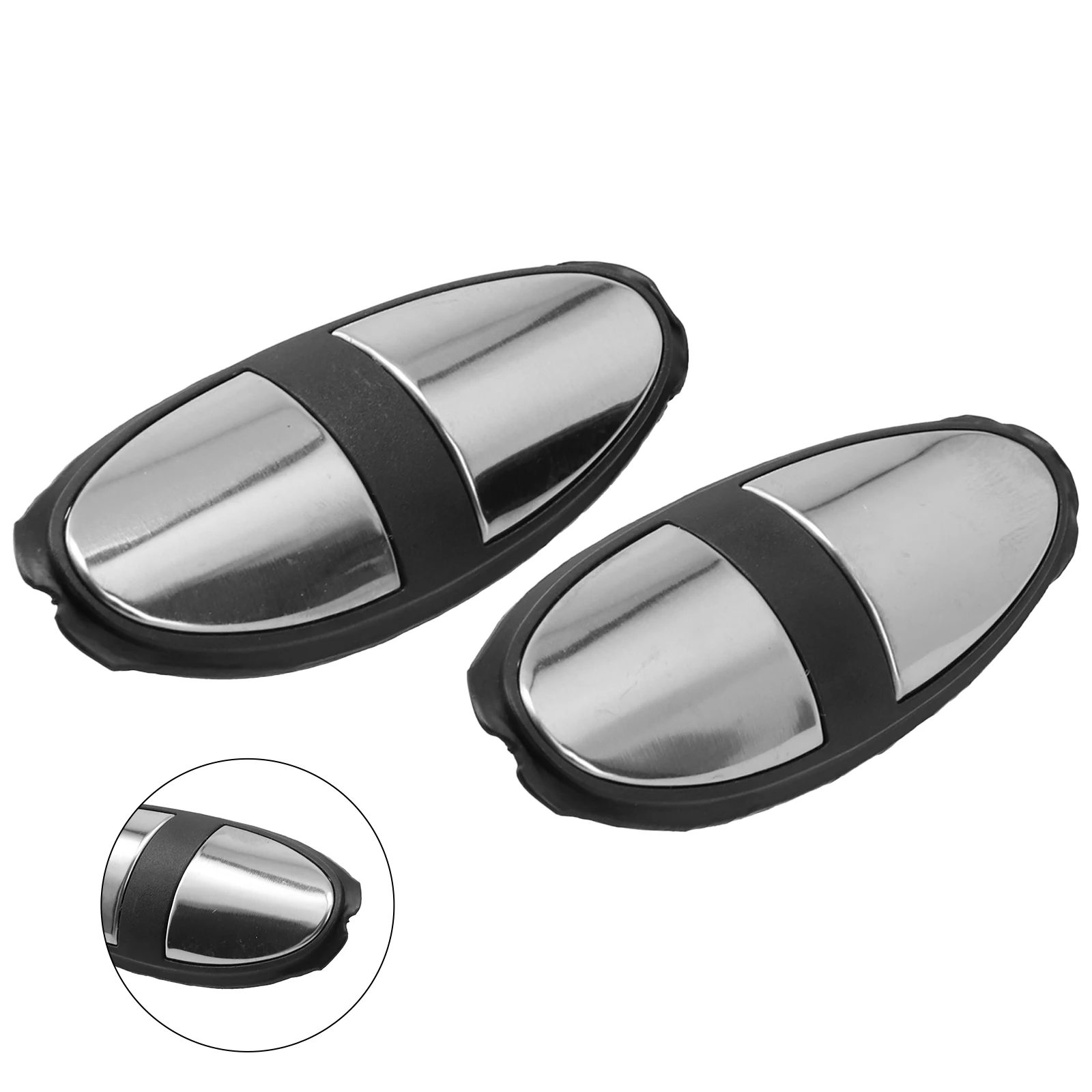 

1 Pair Exercise Bike Hand Holding Heart Rate Tablet Exercise Sensor Tablet Grip 5x4cm Outdoor Fitness Equipment Accessory