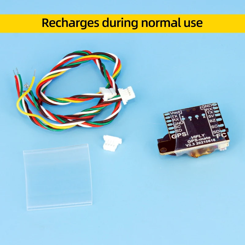 1/2/3PCS VIFLY GPS-MATE GPS Exclusive Power Module Buzzer Beeper Alarm For RC Fixed Wing Airplane FPV 5