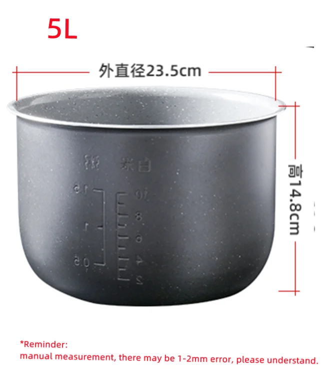 Suitable for Midea rice cooker liner 3 liters 4 liters 5 liters medical stone ceramic glaze inner pot core 3