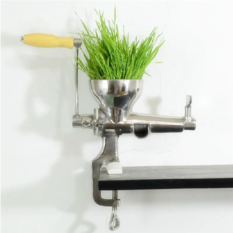 Wheatgrass juicer auger slow squeezer fruits wheat grass vegetable orange juice extractor machine